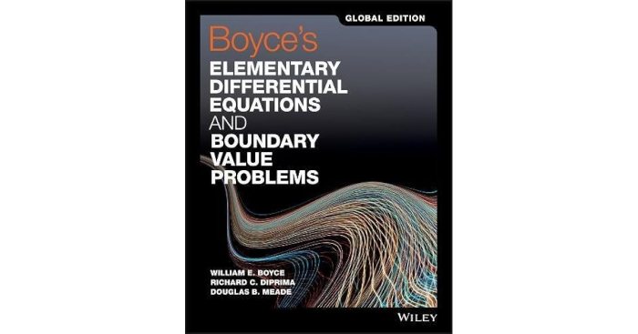 Elementary differential equations and boundary value problems 11th edition